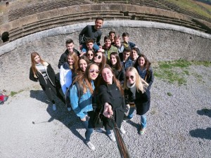 Selfie a Pompei