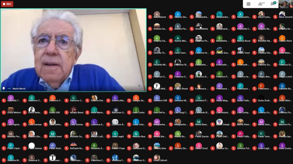 La conversazione con il senatore Mario Monti